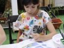 Scoala de Vara Arte decorative Tehnica servetelului culori textile Tricou decorat Ana Maria 130x98 Scoala de Vara, 2017 – Galerie Foto