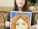 Atelier Grafica Autoportret in acuarela Clara 130x98 Atelier grafica, Copii 8 18 ani