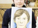 Atelier Grafica Autoportret in acuarela Cristian 130x98 Atelier grafica, Copii 8 18 ani