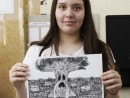 Atelier Grafica Compozitie plastica cu copac Liana 130x98 Atelier grafica, Copii 8 18 ani