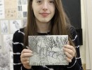 Atelier Grafica Grafica Traditionala Linogravura Alexia 130x98 Atelier grafica, Copii 8 18 ani