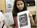 Atelier Grafica Grafica Traditionala Linogravura Bianca 130x98 Atelier grafica, Copii 8 18 ani