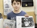 Atelier Grafica Grafica Traditionala Linogravura Cristi 130x98 Atelier grafica, Copii 8 18 ani