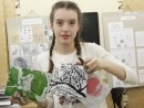Atelier Grafica Grafica Traditionala Linogravura in trei culori Alexia 130x98 Atelier grafica, Copii 8 18 ani