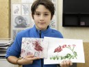 Atelier Grafica Grafica Traditionala Linogravura in trei culori Cristi1 130x98 Atelier grafica, Copii 8 18 ani