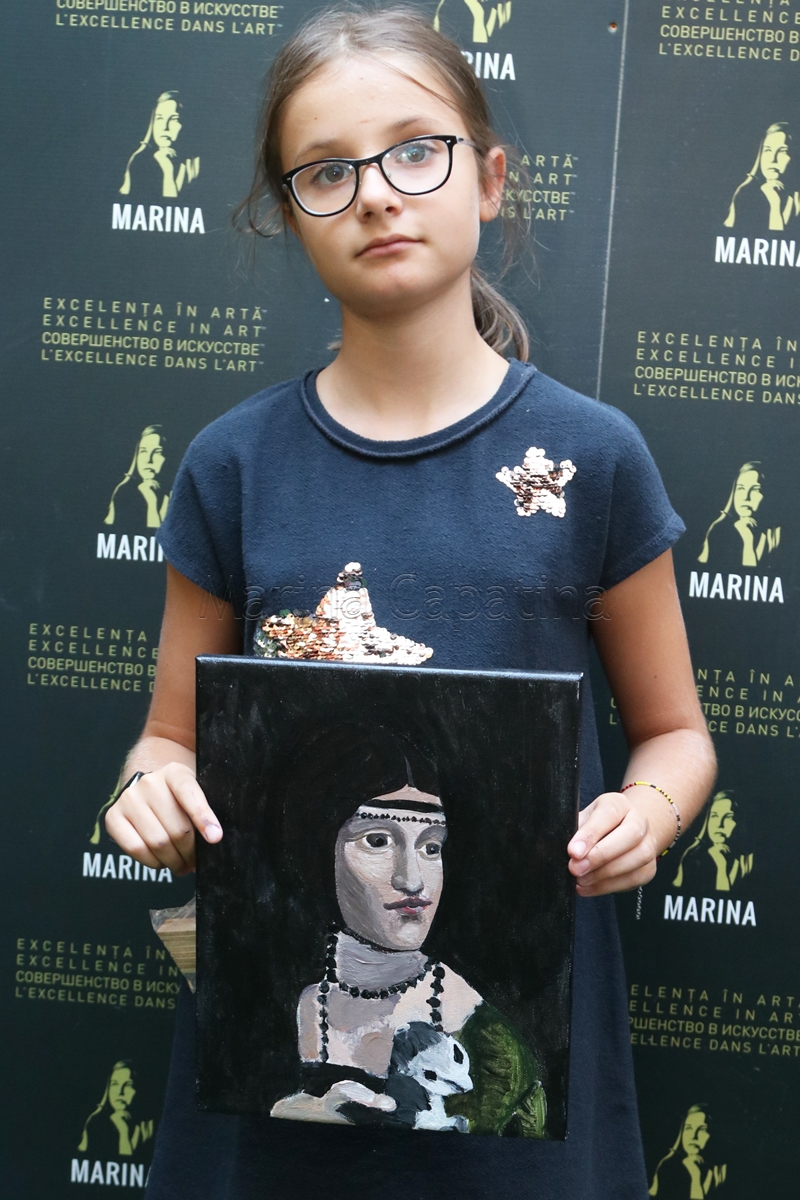 Scoala de Vara 2019, Anul da Vinci, Pictura - Doamna cu Hermina,  Ilinca