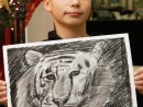 Atelier Pictura si Desen Animal de jungla Carbune Dimitrie 130x98 Atelier de pictura si desen, 8 10 ani