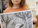 Atelier Pictura si Desen Desen Carbune Soarece Antonia 130x98 Atelier de pictura si desen, 4 6 ani
