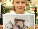 Grup 10 14 ani Desen in pastel cretat Creatie pantofi Ana 130x98 Atelier de pictura si desen, 10 14 ani