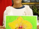 Grup 10 14 ani Desen in pastel uleios Orhidee Mara 130x98 Atelier de pictura si desen, 10 14 ani