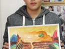 Grup 10 14 ani Pictura Acuarela Mancarea Preferata Vlad. 130x98 Atelier de pictura si desen, 10 14 ani