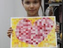 Grup 10 14 ani Pictura Tempera Mozaic Alexia . 130x98 Atelier de pictura si desen, 10 14 ani