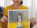 Grup 10 14 ani Pictura Tempera Sticla cu lichid Daria 130x98 Atelier de pictura si desen, 10 14 ani
