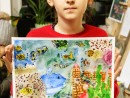 Grup 10 14 ani Pictura in acuarele Acvariu Ligia 130x98 Atelier de pictura si desen, 10 14 ani