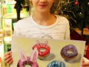 Grup 10 14 ani Pictura in acuarele Mancare preferata Lotus 130x98 Atelier de pictura si desen, 10 14 ani