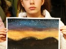 Grup 10 14 ani Pictura tempera Emotie Katia 130x98 Atelier de pictura si desen, 10 14 ani
