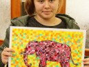 Grup 10 14 ani Pictura tempera Mozaic Cristina1 130x98 Atelier de pictura si desen, 10 14 ani