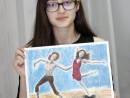 Grup 14 18 ani Desen Pastel uleios Dans Mihaela 130x98 Atelier de pictura si desen, 14 18 ani
