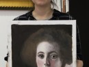 Grup 14 18 ani Pictura in ulei Fragment din Sonja Knips Klimt Alexandra 130x98 Atelier de pictura si desen, 14 18 ani