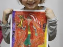 Grup 4 6 ani Desen Pastel Uleios Pinocchio Kira. 130x98 Atelier de pictura si desen, 4 6 ani