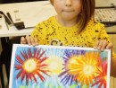 Grup 4 6 ani Desen in pastel cretat Flori Ana 130x98 Atelier de pictura si desen, 4 6 ani