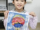Grup 4 6 ani Pictura Tempera Mijloace de transport Ella 130x98 Atelier de pictura si desen, 4 6 ani