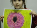 Grup 6 8 ani Desen Pastel Uleios Gherbera Ileana. 130x98 Atelier de pictura si desen, 6 8 ani