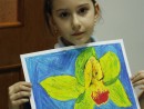 Grup 6 8 ani Desen Pastel Uleios Orhidee Ioana. 130x98 Atelier de pictura si desen, 6 8 ani