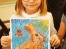 Grup 6 8 ani Desen in pastel uleios Iepure Ana 130x98 Atelier de pictura si desen, 6 8 ani