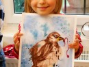 Grup 6 8 ani Pictura in acuarele Vrabie Ingrid 130x98 Atelier de pictura si desen, 6 8 ani