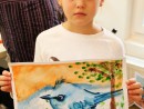 Grup 6 8 ani Pictura in acuarele Vrabie Yana 130x98 Atelier de pictura si desen, 6 8 ani