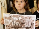 Grup 6 8 ani Rata Desen sepia Catinca 130x98 Atelier de pictura si desen, 6 8 ani