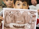 Grup 6 8 ani Rata Desen sepia Stefan 130x98 Atelier de pictura si desen, 6 8 ani