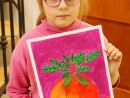 Grup 8 10 ani Desen in pastel uleios Mar cu frunze Elena 130x98 Atelier de pictura si desen, 8 10 ani