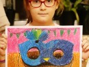 Grup 8 10 ani Desen in pastel uleios Masca Daria 130x98 Atelier de pictura si desen, 8 10 ani