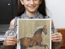 Grup Animale Pictura Tempera Cal Stubbs Patricia 130x98 Atelier de pictura si desen, 10 14 ani
