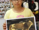 Grup Animale Pictura Tempera Reproducere Shishkin Vaca Augusta 130x98 Atelier de pictura si desen, 10 14 ani