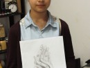 Grup Figura Umana Desen Creion Maini Aisha 130x98 Atelier de pictura si desen, 14 18 ani
