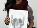 Grup Figura Umana Desen Creion Studiu Craniu Vedere Frontala Aisha. 130x98 Atelier de pictura si desen, 14 18 ani