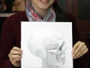 Grup Figura Umana Desen Creion Studiu Craniu Vedere Laterala Irisz. 130x98 Atelier de pictura si desen, 14 18 ani