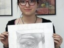 Grup Figura Umana Desen Creion Studiu Ochi Alexandra. 130x98 Atelier de pictura si desen, 14 18 ani