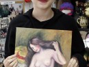 Grup Figura Umana Pictura Acrilic Reproducere Nud Renoir Irisz 130x98 Atelier de pictura si desen, 14 18 ani