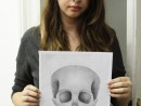 Grup Figura umana Desen creion Craniu frontal Iris1 130x98 Atelier de pictura si desen, 10 14 ani