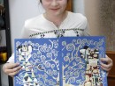 Grup Penita Desen Penita Tus Colorat Reproducere Klimt Briana 130x98 Atelier de pictura si desen, 10 14 ani