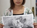 Grup Plante Desen Creion Nufar Valeria 130x98 Atelier de pictura si desen, 10 14 ani