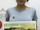 Grup Reproducere Tempera Capite cu fan Reproducere dupa Monet Ada 130x98 Atelier de pictura si desen, 14 18 ani