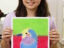 Atelier Grafica Desen in pastel cretat Pasari Ana Maria1 130x98 Atelier grafica, Copii 10 18 ani